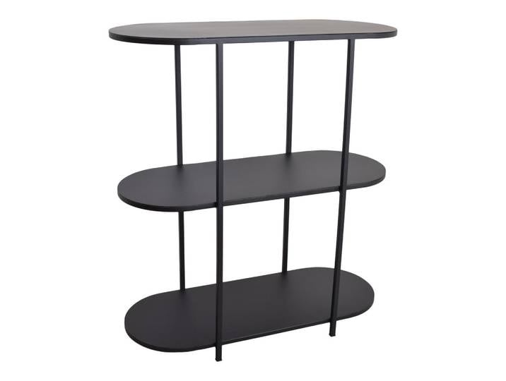 Loft42 Beistelltisch Britta Schwarz, Metall, 70x77x30 cm, Wohnzimmer, Wohnzimmertische, Beistelltische