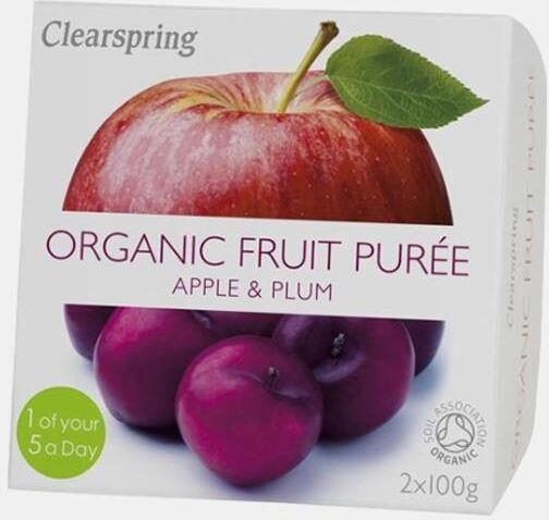 PURE FRUTA MACA AMEIXA BIO 2x100g CLEARSPRING