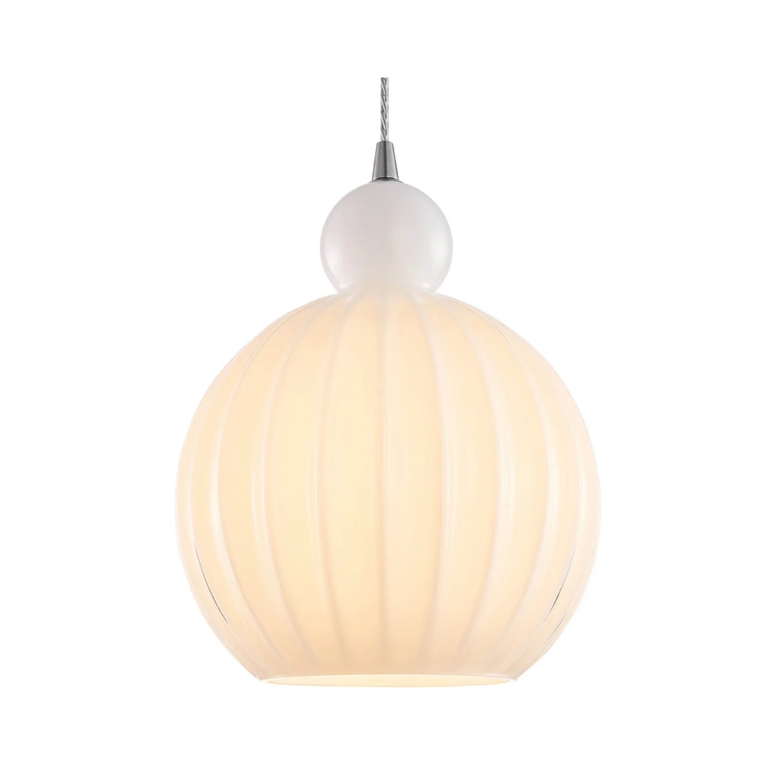 Halo Design BALL BALL hanglamp, wit, Ø 32 cm, glas, E27