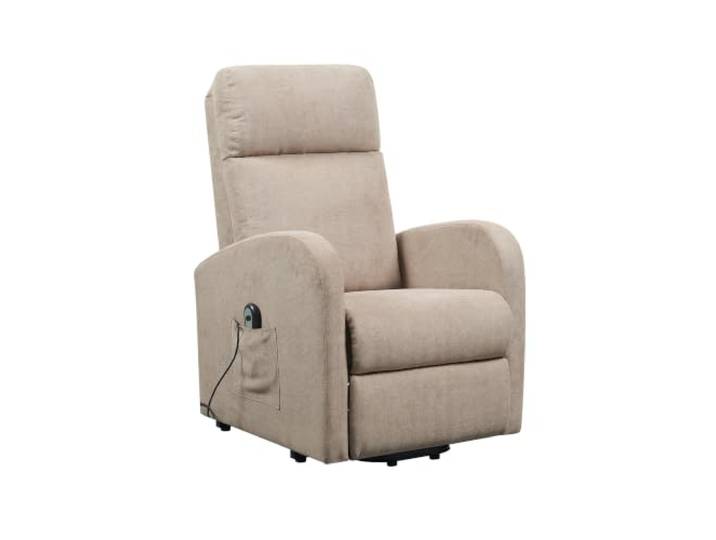 POLTRONE Italia Cha im 1 19% ABZUG Relaxsessel Aufstehhilfe kombiniert mit 1 Motor, Mikrofedern, Mikrofaser Kamel