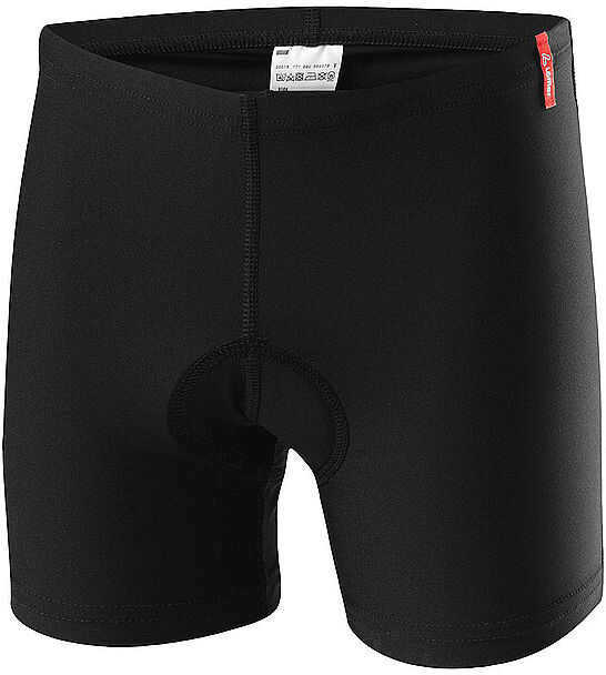 LÖFFLER Kinder Rad Unterhose Elastic schwarz   140 M