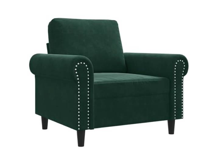 Makastle Sessel Dunkelgrün 60 cm Samt