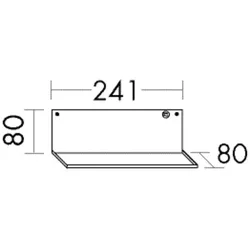Burgbad Set Ablage 80x241x80 , ACHQ024 ACHQ024