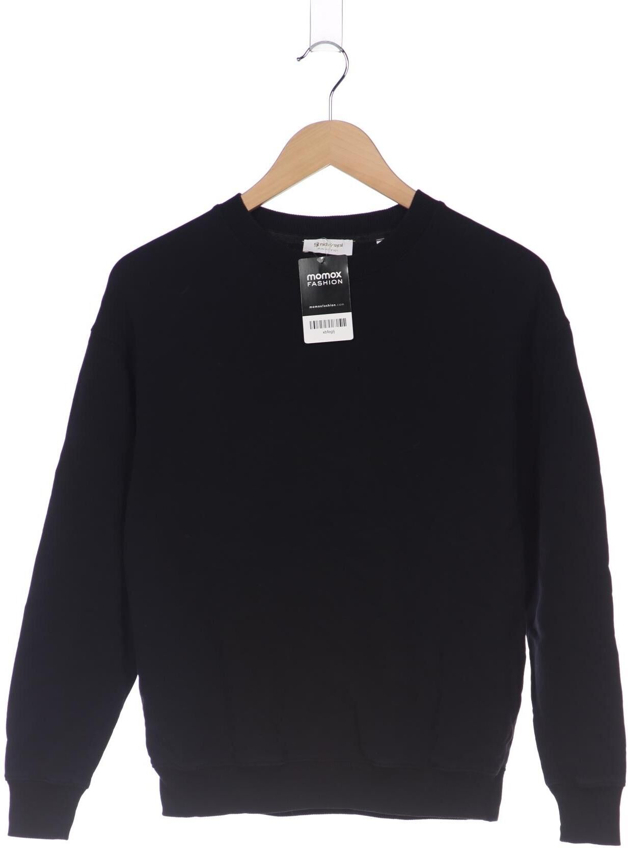 Rich & Royal Damen Sweater, Schwarz, Gr. XS, Baumwolle - Second Hand
