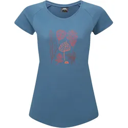 Mountain Equipment Leaf Wmn's Tee - Stellar Blue - 12