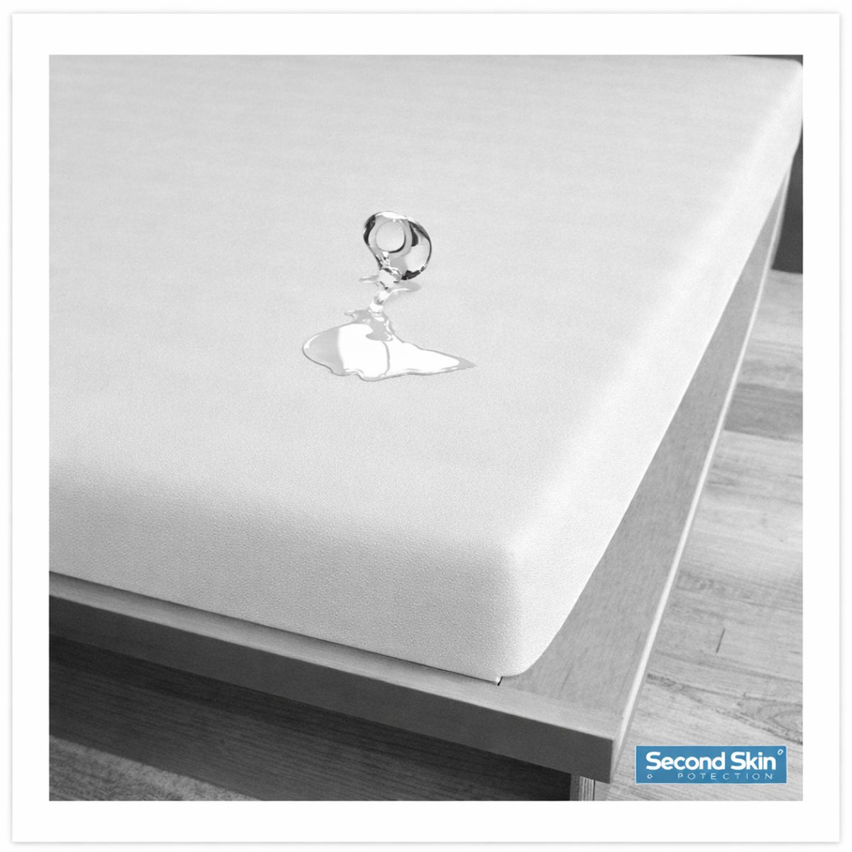 Second Skin waterdichte en ademende matrasbeschermer voor volwassenen 90x220 cm