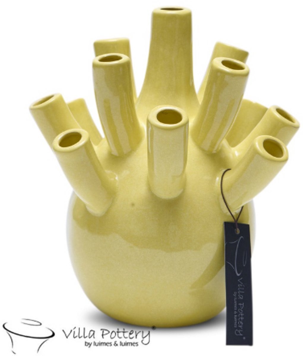 Villa Pottery Keramische Vaas Pinokkio 1_2 Yellow