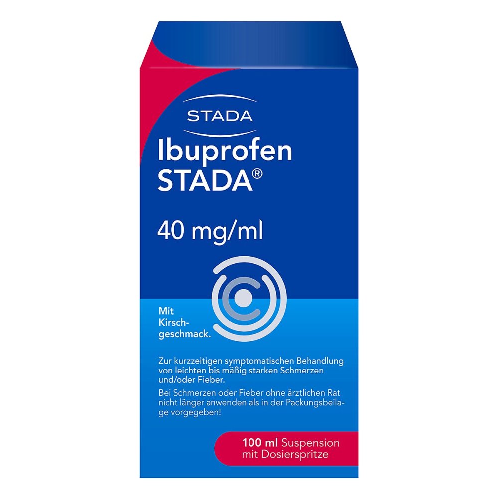 STADA Consumer Health Deutschland GmbH Ibuprofen STADA 40mg/ml Suspension zum Einnehmen 09424322