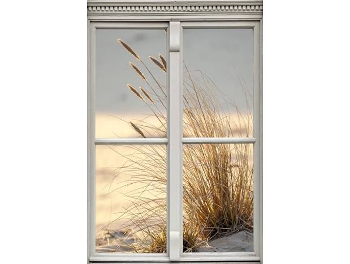 Queence Wandsticker, Selbstklebende Vinylfolie, 3D-Effekt, Motiv Stein Durchbruch, Matt, Modern, Wanddekoration, 60x50 cm (WS1606, 60x90 cm, Vertikal)