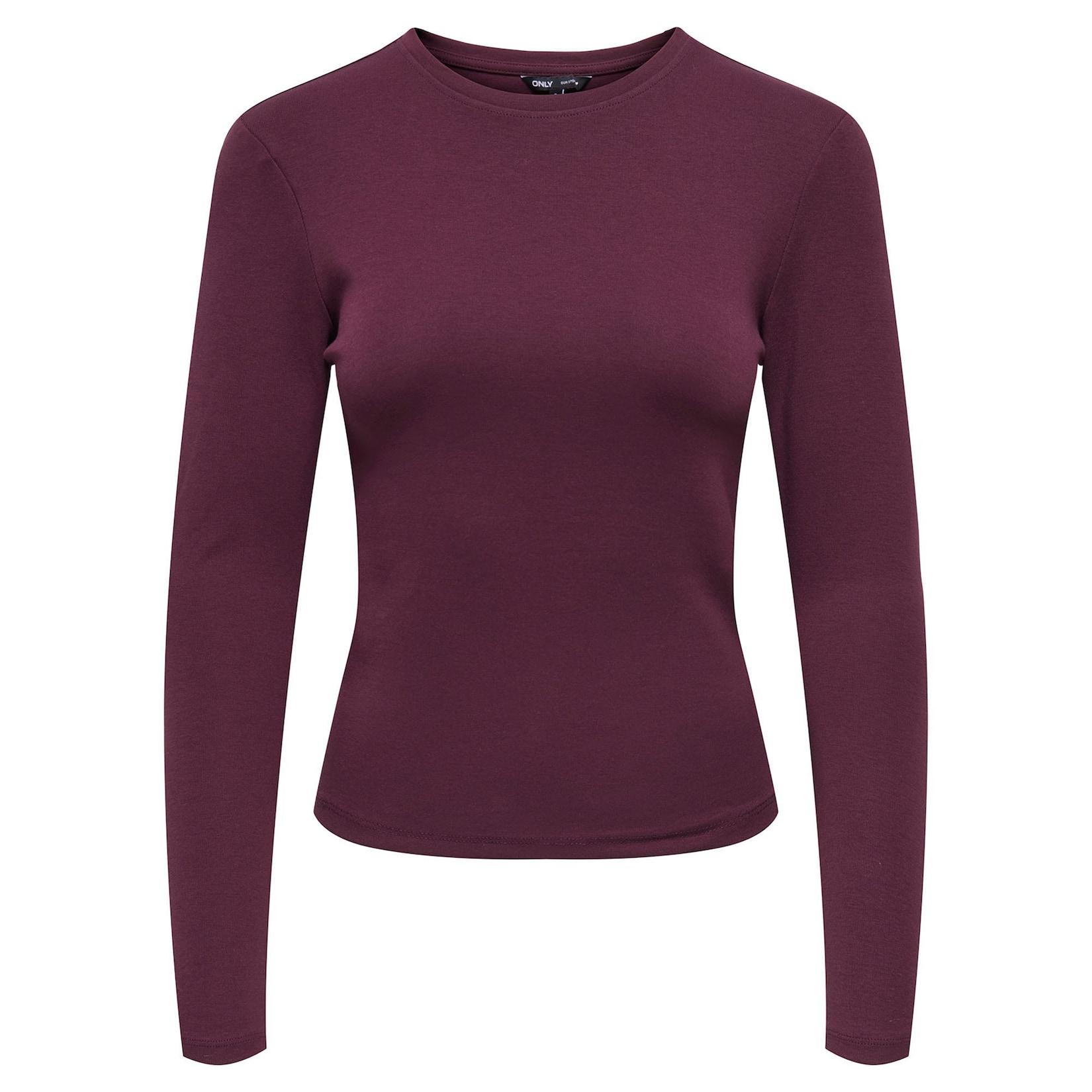 ONLRILEY O-NECK TOP Damen Longsleeve