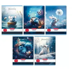 Wonderland: Liniertes Heft A5 ab der 4. Klasse - verschiedene Modelle