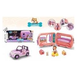 Madej Spielauto mit Anhänger, Spieltasche, Fenster 50 x 12,5 x 18,7 cm (62606262)