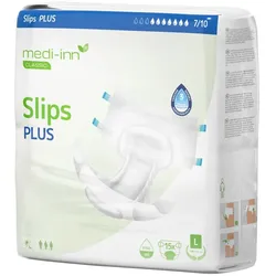 Medi-Inn Inkontinenz-Slips PLUS, 7 Tropfen, Unisex-Passform, weiß L / 4 x 15 = 60 Stück