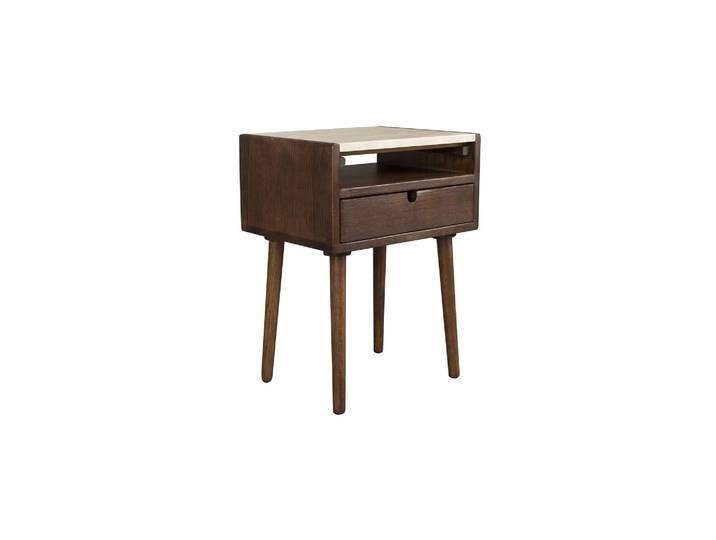Table de chevet en bois beige Arda