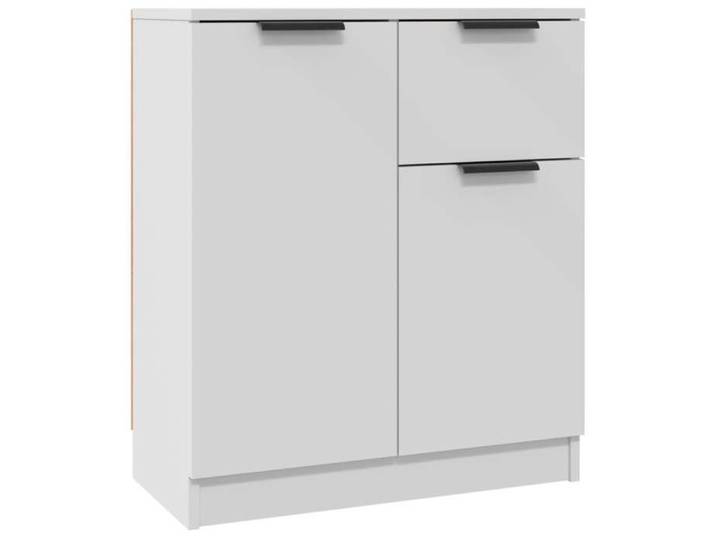 Enfilade/Bahut/Vitrine - Rustique - Buffet Blanc 60 x 30 x 70 cm Bois d'ingénierie @737284