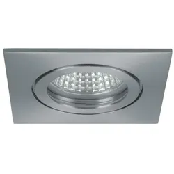 Brumberg 13005223 LED-Einbaudownlight 350 mA, 6 W, 38°, 3.000 K, quadratisch, starr, edelstahl ma