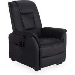Sessel HARPER HELLIN (BHT 77x105x95 cm) - Bezug: Lederlook - BHT 77x105x95 cm