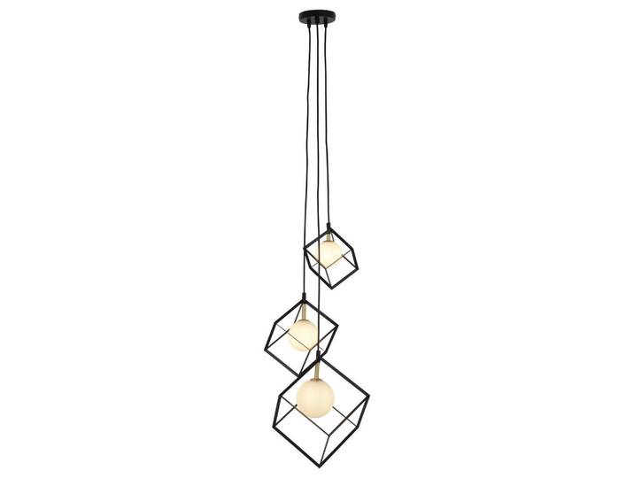 Näve Hängeleuchte, Schwarz, Weiß, Goldfarben, Metall, Glas, 147 cm, Lampen & Leuchten, Innenbeleuchtung, Hängeleuchten, Pendelleuchten
