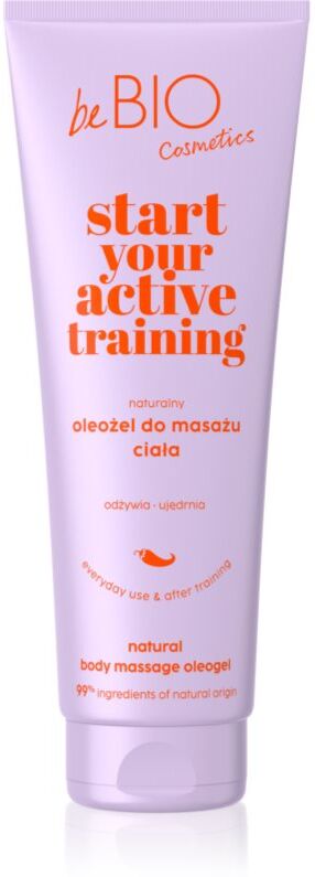 beBIO Start Your Active Training huile de massage régénérante 250 ml