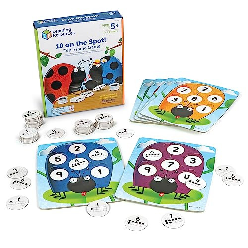 Learning Resources 10 On De Spot! Tien Frame Spel