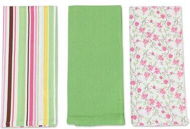Novica Handmade Sweet Happiness Cotton Dish Towels (Set Of 3)