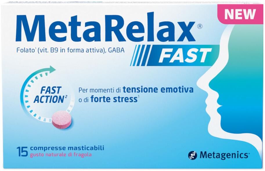 METAGENICS BELGIUM bvba METARELAX FAST, 15 Compresse