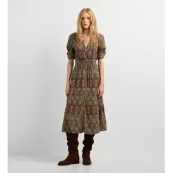 Pepe Jeans für Damen. PL9537895 Himawari Kleid grün (M), Lässig, Baumwolle, Langarm