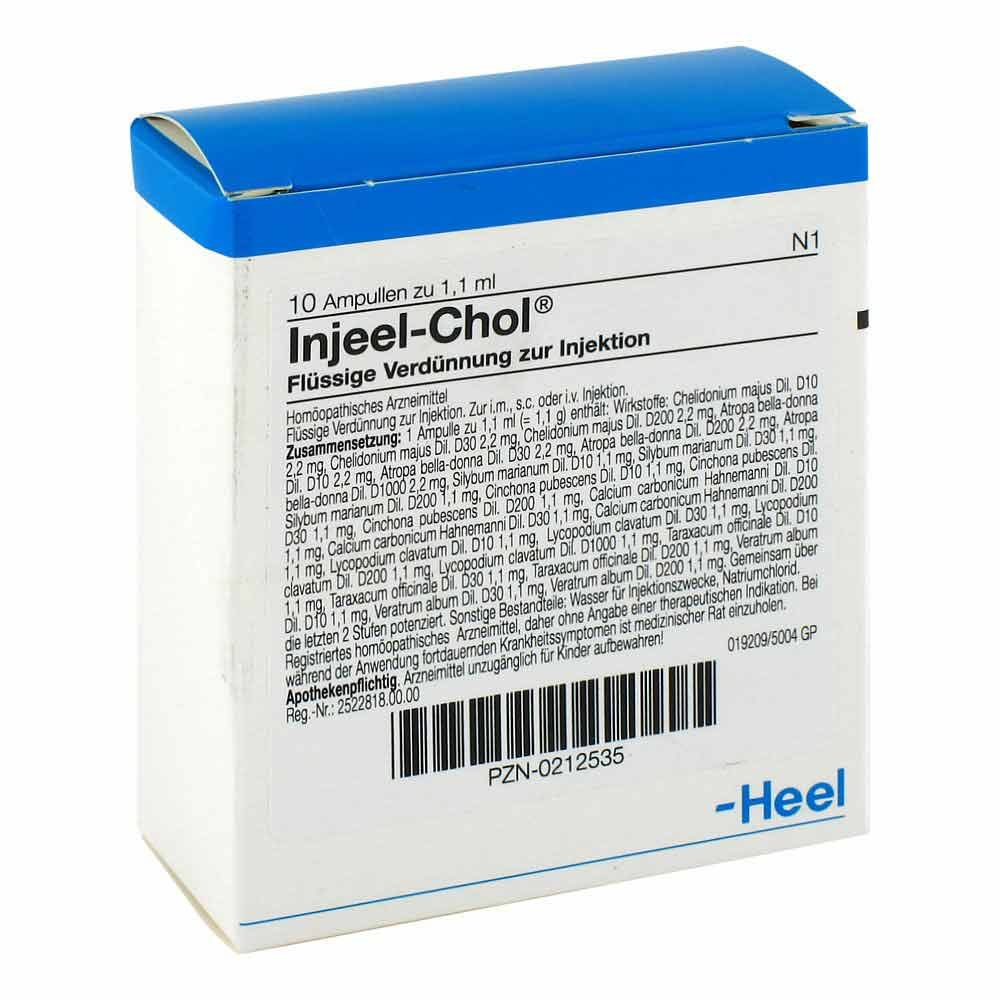 Biologische Heilmittel Heel GmbH Injeel Chol Ampullen 00212535