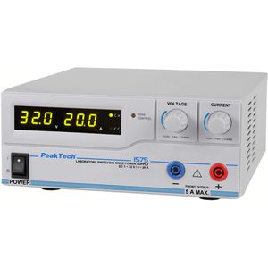 PeakTech Labornetzteil P 1575, mit LC-Display und USB-B, 1 Kanal, Schaltnetzteil, 640 W, 20 A, 32 V