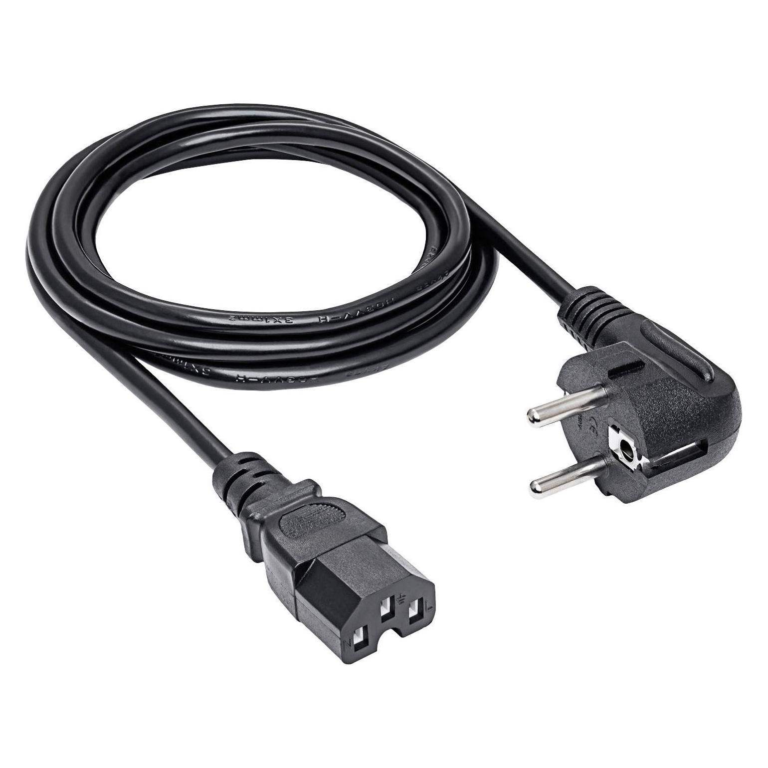 Akyga Kabel zasilający serwerowy AK-UP-08 CU CEE 7/7 / IEC C15 1.8m (1.80 m) (AK-UP-08)