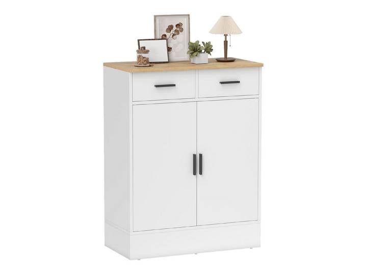 FELIXLEO Sideboard Sideboard mit Stauraum, verstellbares Regal, Kommode mit 2 Schubladen (1 St)