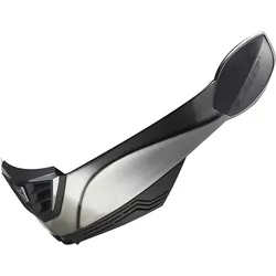 LS2 Kinnteil für FF900 Helm - weiß-silber