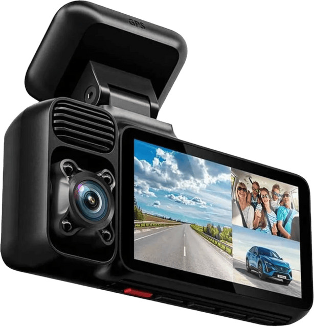 Redtiger F17 3CH 4K Wifi GPS Dashcam met 64GB geheugen