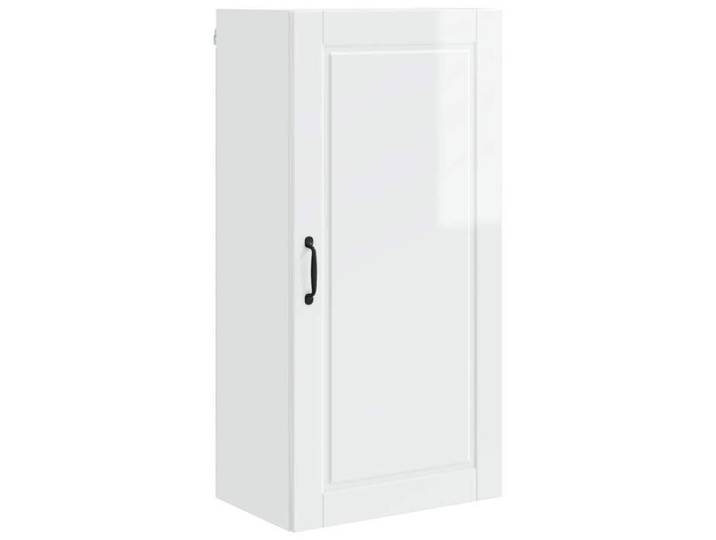 Sarazyj®Buffet de Cuisine KENNETH - Armoire Bas/Colonne/ Armoire de cuisine - avec étagère Blanc brillant 50x31x100cm - 392144