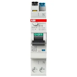 ABB FI/LS-Schalter 6kA, 1P+N, 30mA DSX301C B16 A30 R116