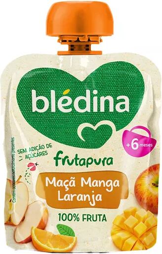 Blédina Frutapura Manzana Naranja Mango Sobre 12M+ 90g