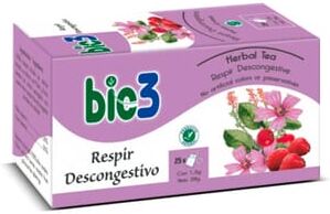 Bio3 BIE3 RESPIR DESCONGESTIVO 25 Infusões de 1,5g