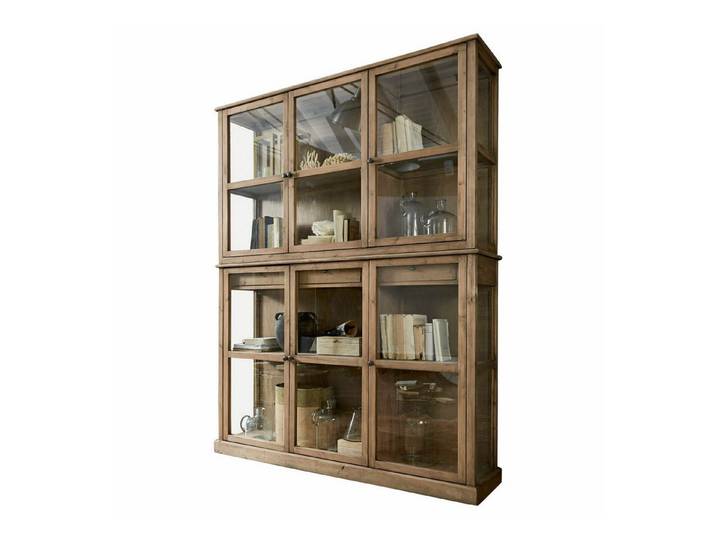 Mirabeau Vitrine Schrank Blaise antikbraun none