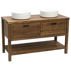 Naturel Country Waschtischunterschrank 120x72,5x51 cm Palisander COUNTRY120ZBUMPA