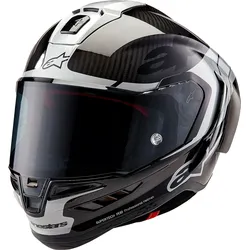 Alpinestars Supertech S-R10 Element, Integralhelm - Schwarz/Silber - L