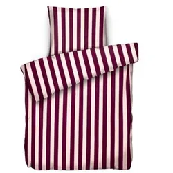 WINTERENGEL Bettwäsche Streifen Mikrofaser Flanell Einzelbett, 2tlg.