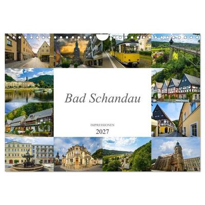 Bad Schandau Impressionen (Wandkalender 2027 DIN A4 quer), CALVENDO Monatskalender