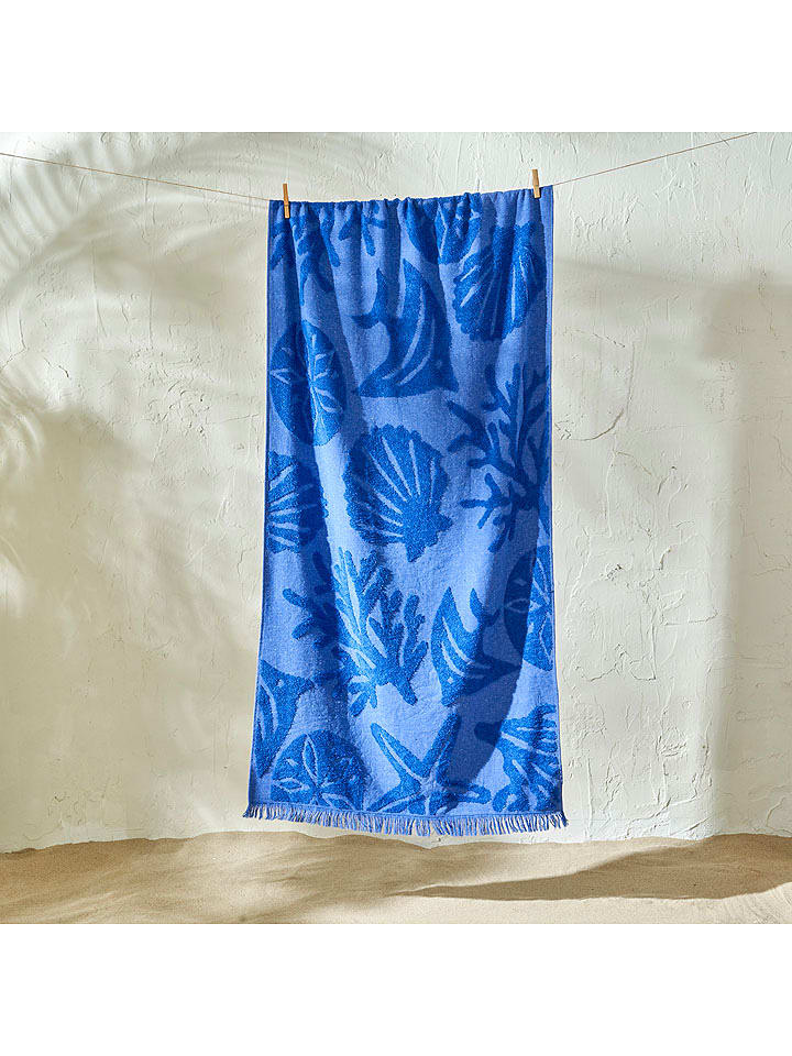 BELLA MAISON Strandtuch "Wendy" in Blau - (L)150 x (B)75 cm - onesize