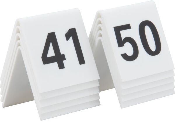 Securit Bordnumre   41-50