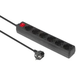 MicroConnect, Steckdosenleiste, Schuko Steckdosenleiste (6x, CEE 7/3, 1.50 m)