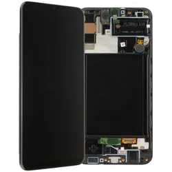LCD-Kompletteinheit für Samsung Galaxy A30s A307F, schwarz
