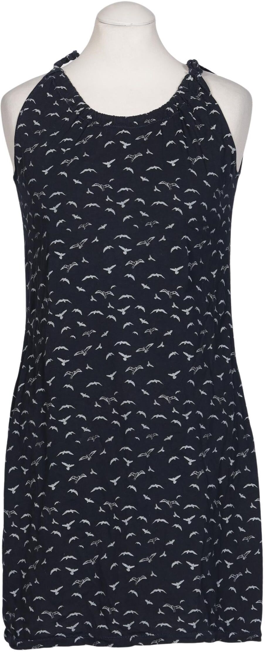 Adenauer & Co Damen Kleid, Marineblau, Gr. S, Baumwolle - Second Hand