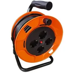 RS PRO, Kabelrolle, Kabeltrommel, 50m, 4-fach, Typ F – Deutsche (50 m)