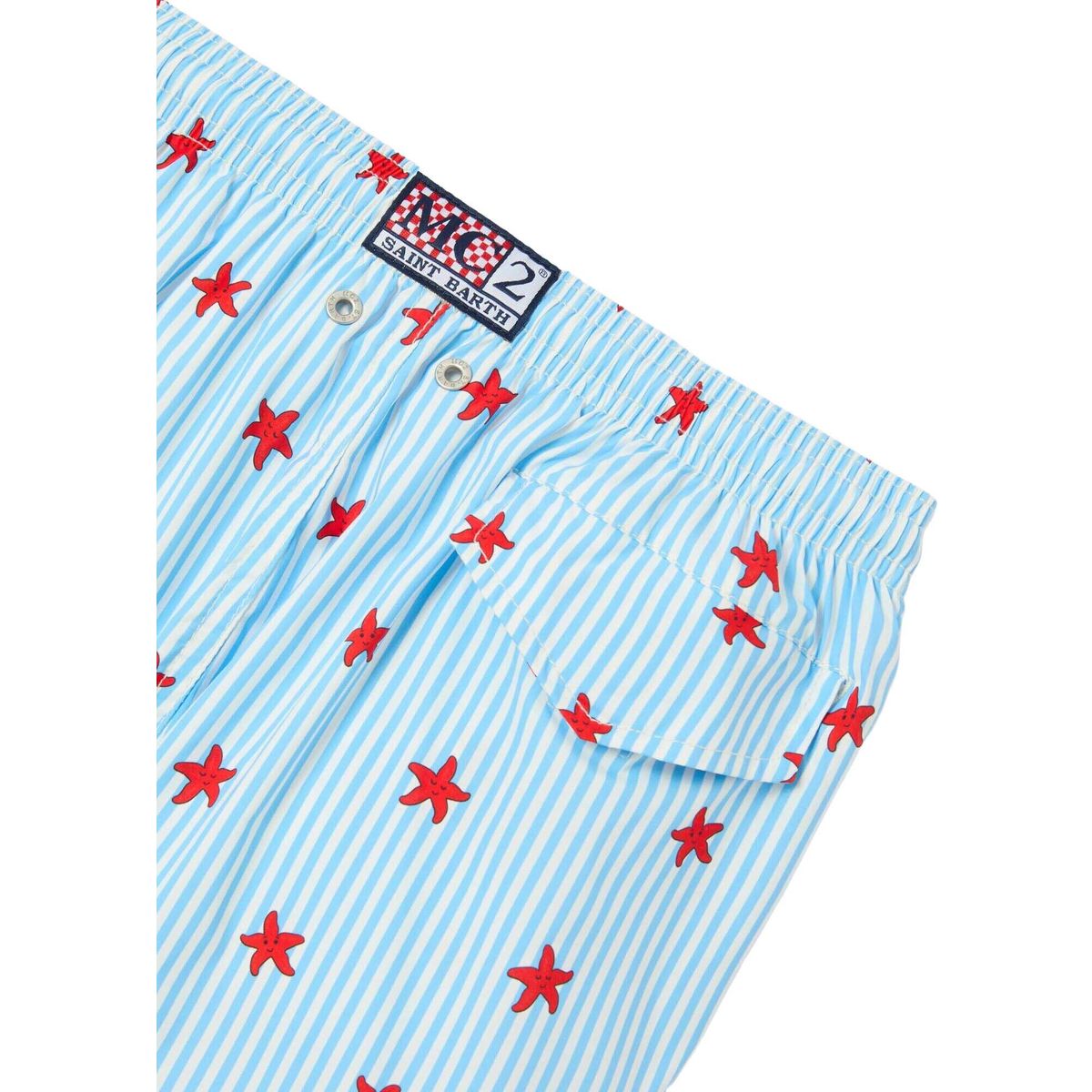 MC2 Saint Barth Jean Lighting Stretch Light AND Stretch Swimshort starfish stripes s 31 (02190L) 6 yrs JEA0022-02190L-6 yrs