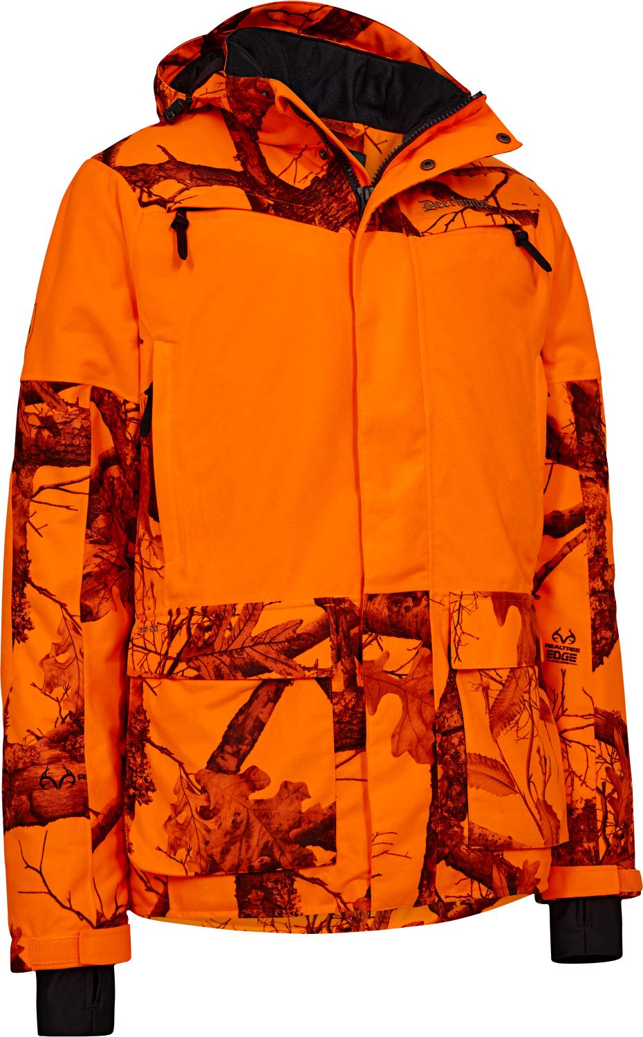Deerhunter Herren, Game Jacke, Outdoorjacke, Jagdjacke, Farbe:REALTREE EDGE SAFETY ORANGE, Größe:50